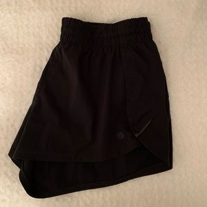 black athleta shorts